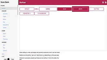 LfdA Arbeiten mit den Styleguide: Buttons