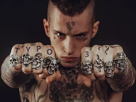 TYPO3 Tattoo, Rocker Bild