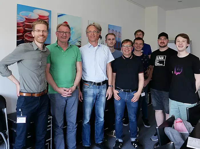 LfdA Team im Labor Lademannbogen