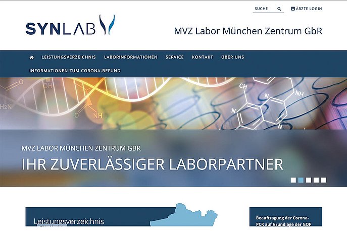 Labor München Zentrum Screenshot